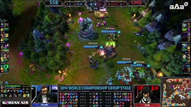 S4WC Day 6 - SSB vs LMQ - Group C - League of Legends