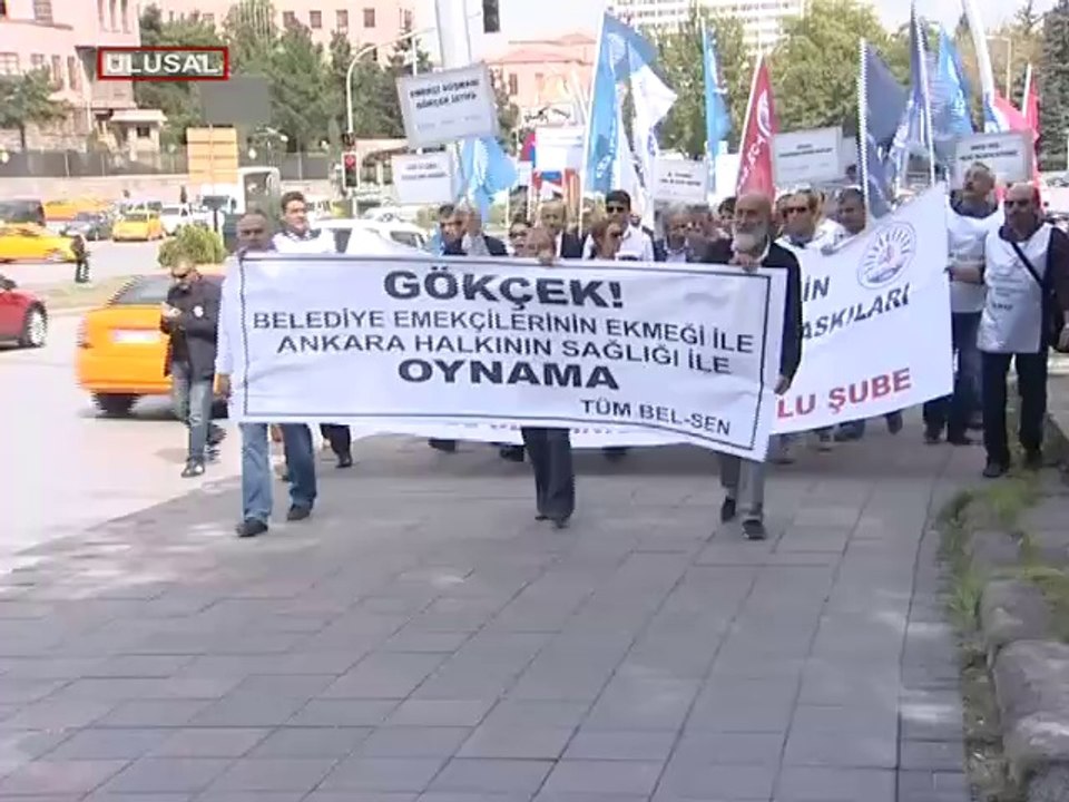 "Gökçek elini emeğimizden çek!"