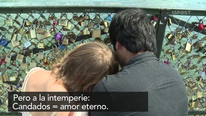 Puente del amor no más pide Paris