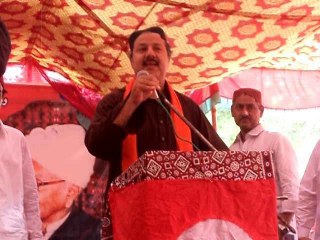 Chairmen Riaz Ali Chandio Jsm Thatta City m zulofqarabad ritha ,dhareyan ji abadgari khelaaf wind power plan bhereya town khelaaf jalso