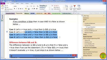 C# Logical Operators In Urdu