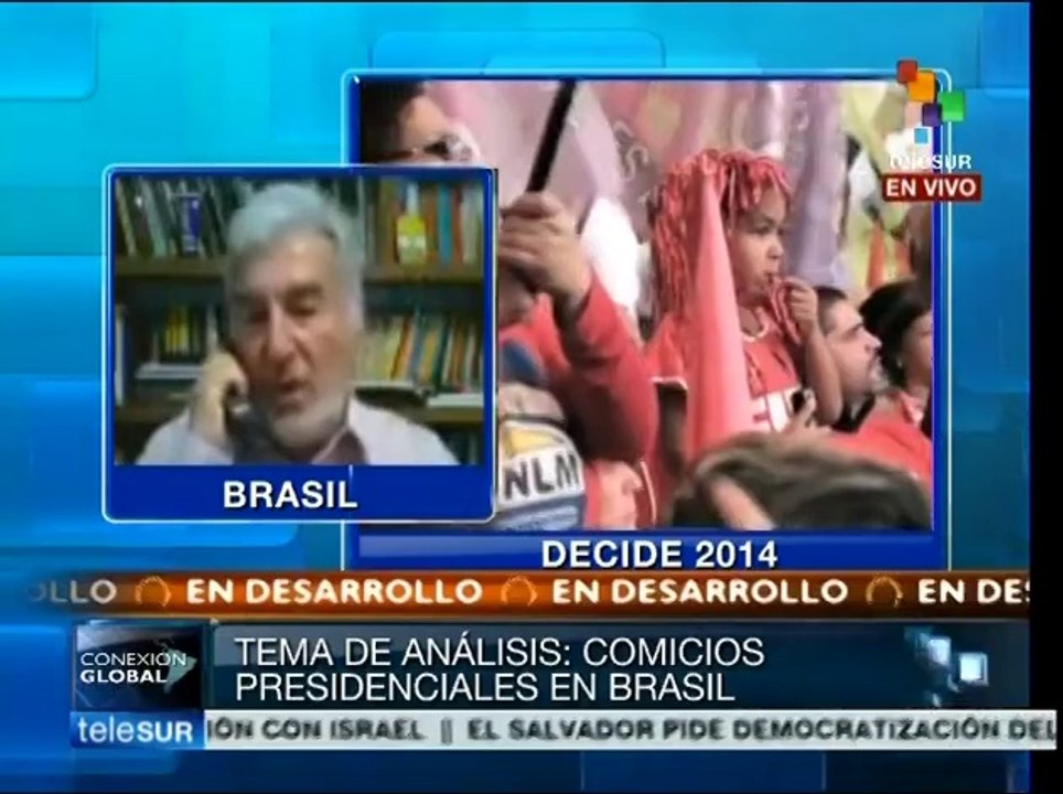 Laurinho Leal vaticina el triunfo de Rousseff en la segunda vuelta