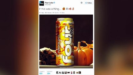Pumpkin Spice Four Loko Flavor is a Hoax