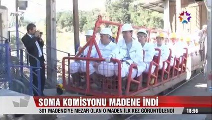 Soma komisyonunda yer alan Vekiller Ölüm madenine indi
