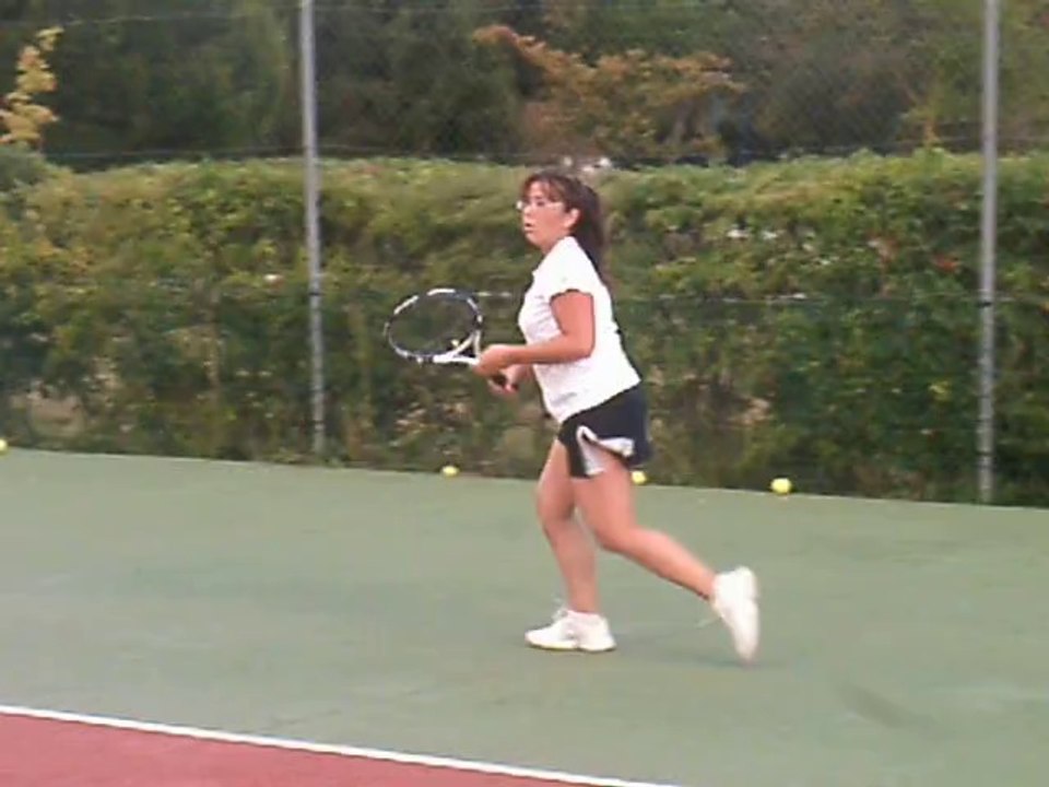 Visite du court n°3 en compagnie d'Aurore