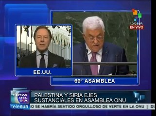 Palestina protagonista en la 69 Asamblea General de la ONU