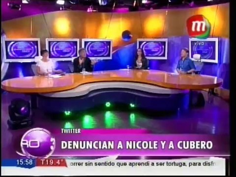 Denuncian a Nicole Neumann y a Cubero