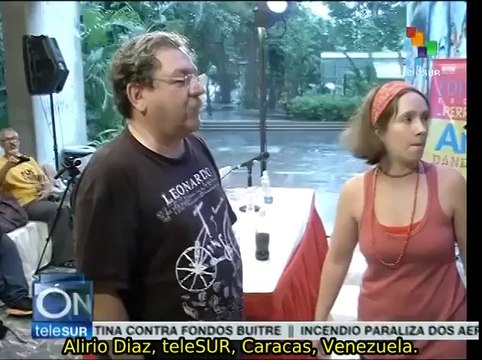 Mexican writer Paco Ignacio Taibo II present 2 books in Venezuela