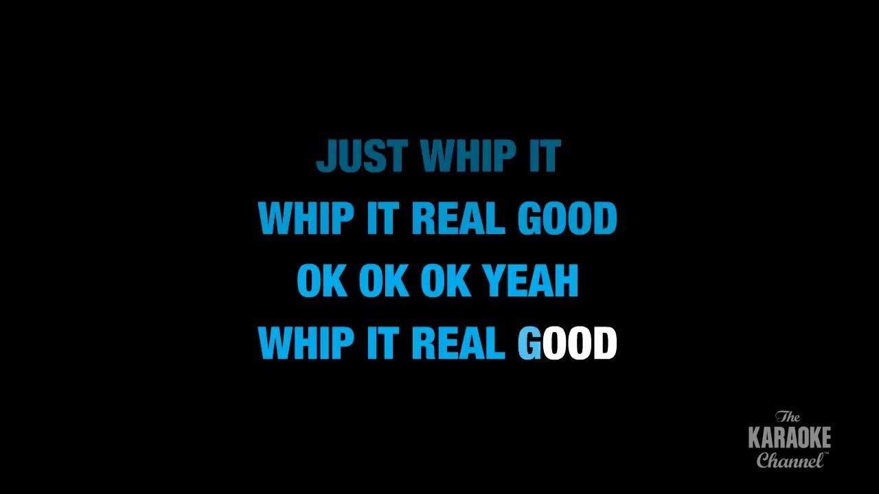 Whip My Hair in the Style of _Willow Smith_ with lyrics (no lead vocal)