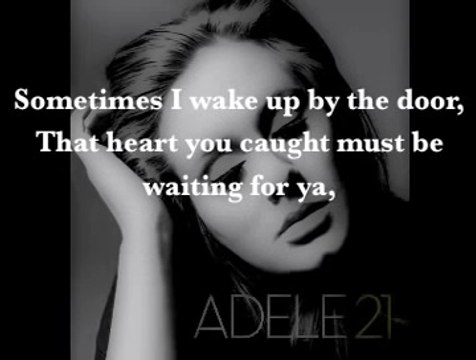 Adele - Set Fire to the Rain Lyrics