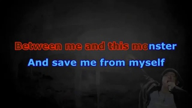 Eminem - The Monster ft. Rihanna (Karaoke_Instrumental) with lyrics - Video Dailymotion