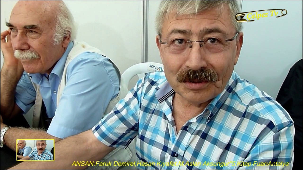 ANSAN:Faruk Demirel,Hasan Kıyafet,M.Aslan Aksungur"5.Kitap FuarıAntalya