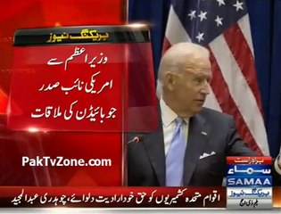 Nawaz meets Obama's deputy Biden