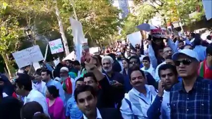 PTI Protest In New York City