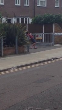 Drunk London hipster walking fail. So hilarious...