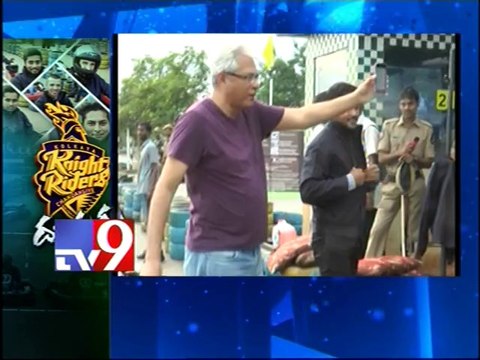 Kolkata Knight Riders enjoy Go-Karting in Hyderabad