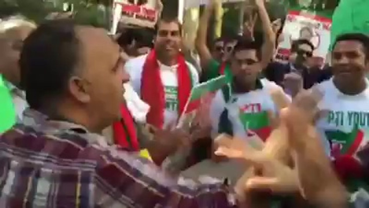 protest in new york PTI
