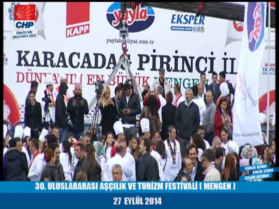 30. ULUSLARARASI AŞÇILIK VE TURİZM FESTİVAL( MENGEN) 27/09/2014