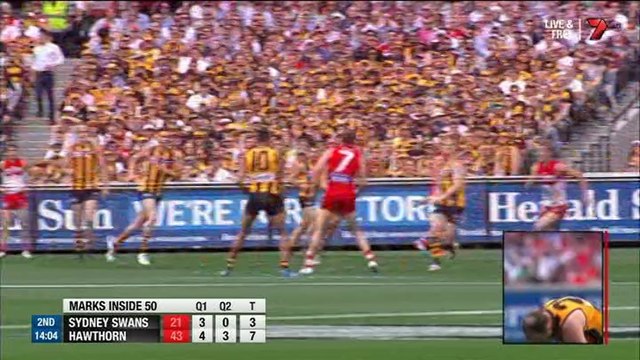 AFL 2014 - Grand Final - Sydney v Hawthorn (2nd quarter)