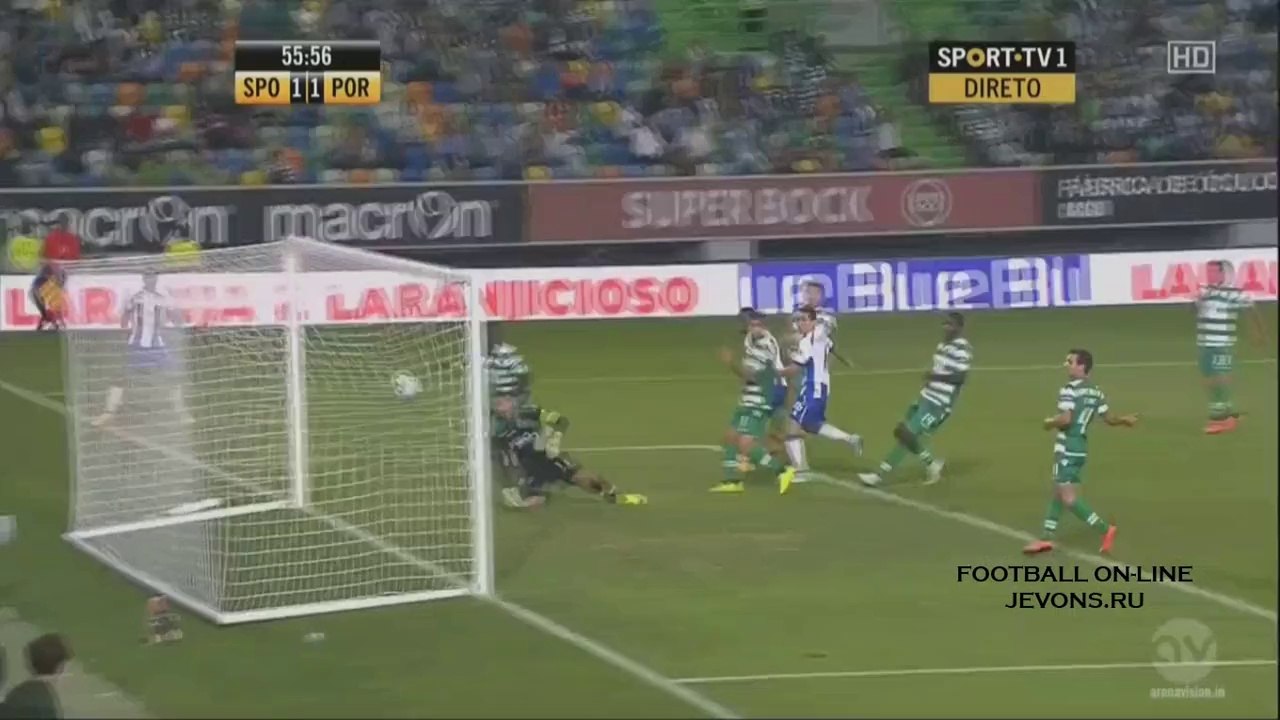 26.09.2014. Примейра-лига. 6 тур. Спортинг - Порту 1:1