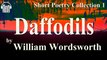 Daffodils by William Wordsworth Poem Free Audio Book Short Poetry Collection 1