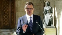 TV3 - Programa especial de Tv3 - English Message of the President of Catalonia, Artur Mas, during t