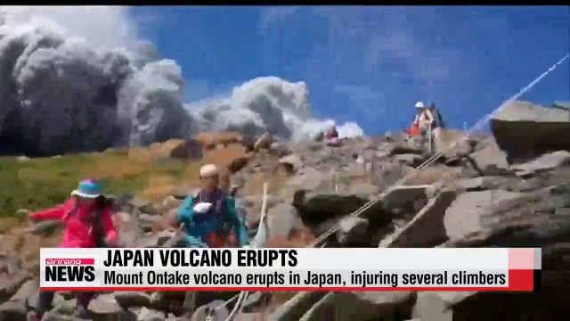 Mount Ontake erupts in Japan
