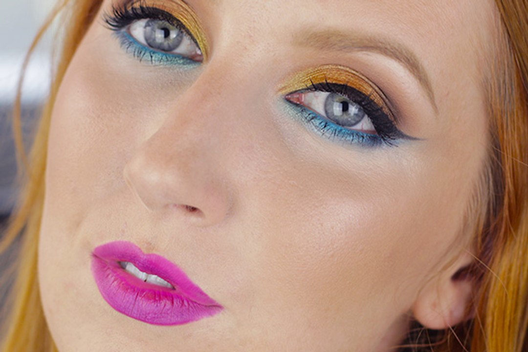 Colourful Makeup Tutorial by Sharon