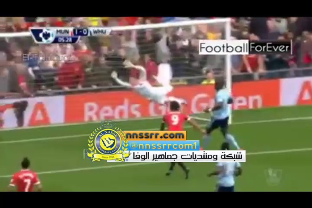 هدف #مانشيستر_يونايتد الاول ضد #ويستهام_يونايتد 1-0 | #روني