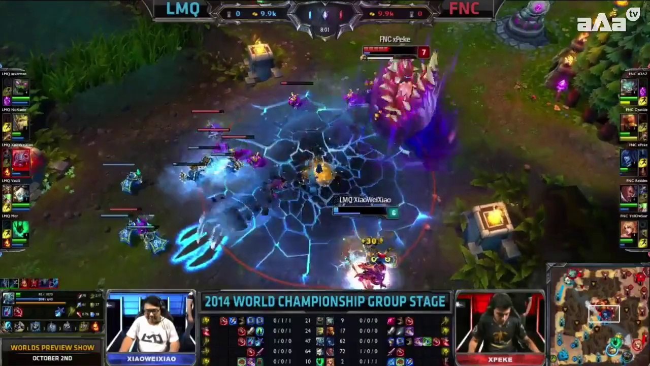 S4WC Day 7 - LMQ vs FNC - Group C - League of Legends