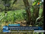 Guatemalan peasant farmers demand approval of agricultural bill