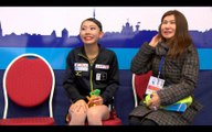 Miyu Nakashio Kiss and Cry at JGP Tallin 2014 FS