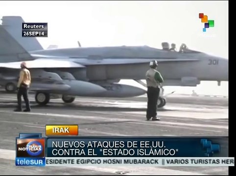 EE.UU. lanza nuevos ataques aéreos contra yihadistas en Irak
