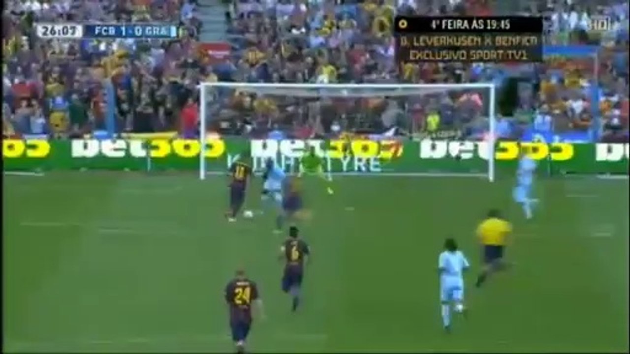 Gol de Neymar vs Granada (1-0) @nogolipo