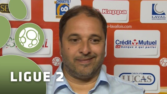 Conférence de presse Stade Lavallois - AS Nancy-Lorraine (1-1) : Denis ZANKO (LAVAL) - Pablo CORREA (ASNL) - 2014/2015