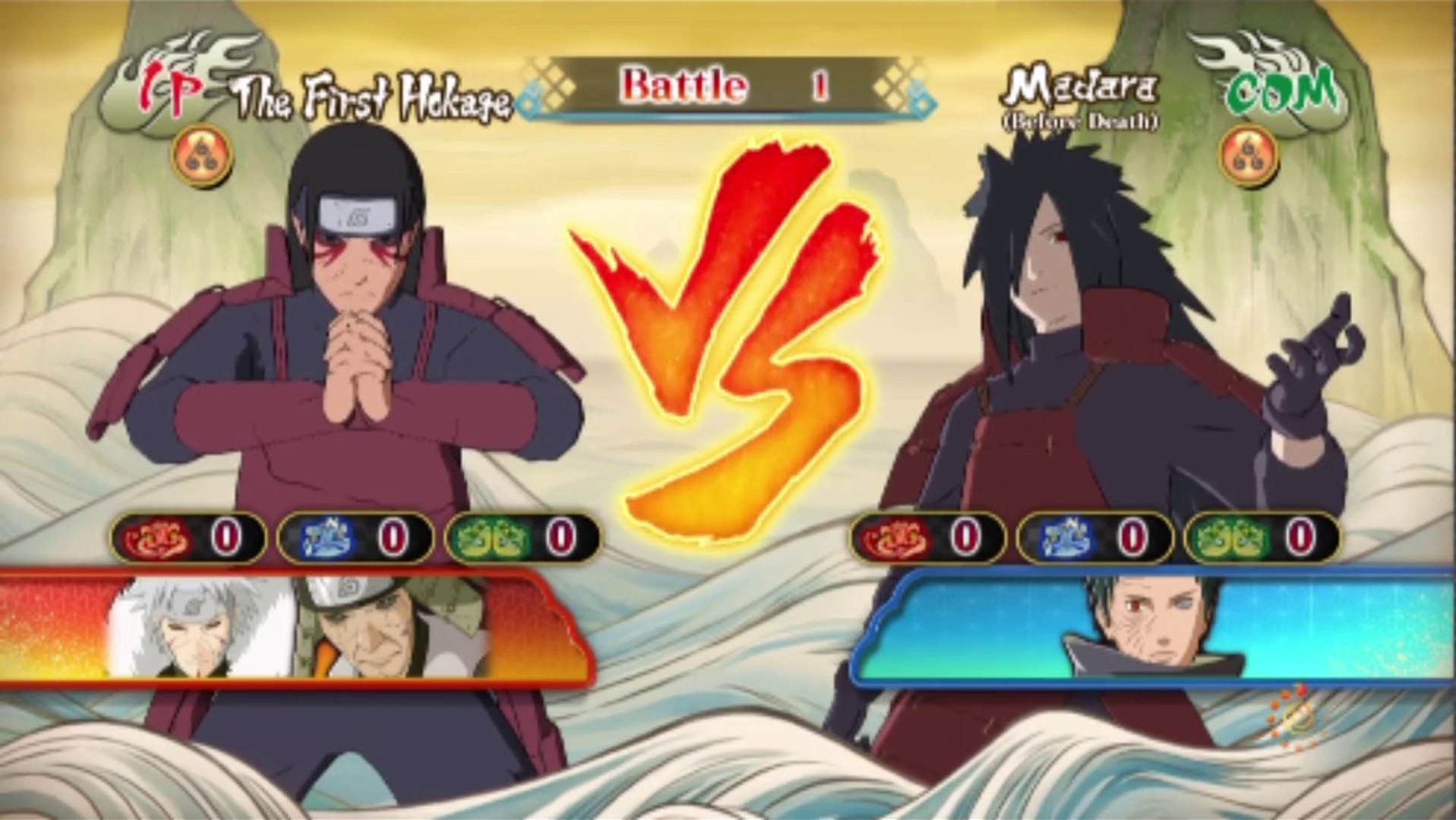 Madara vs Hashirama: Naruto Shippuuden 