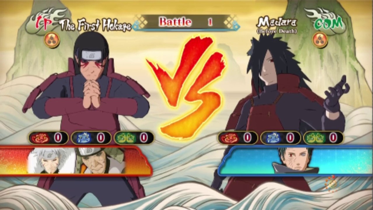 Sage Mode First Hokage Hashirama Senju VS Madara Uchiha In A Naruto Shippuden Ultimate Ninja Storm Revolution Match / Battle / Fight
