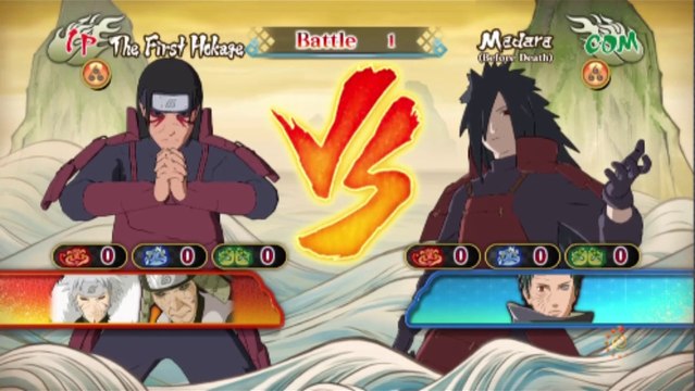 Sage Mode First Hokage Hashirama Senju VS Madara Uchiha In A Naruto Shippuden Ultimate Ninja Storm Revolution Match / Battle / Fight