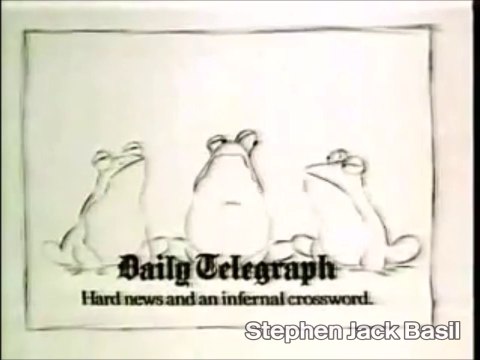 1980s TV advertisement ~ Daily Telegraph