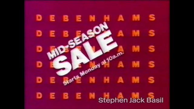 1980s TV advertisement ~ Debenhams
