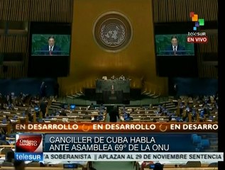 Pide Cuba decir no a la guerra y a la filosofía del saqueo