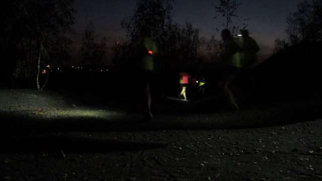 Course des terrils, à Raismes : les Allumés