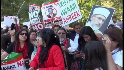 Kawish TV Report on GoNawazGo Protest at New York