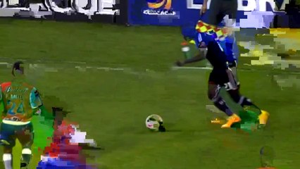 Linesman trips over water bottle - fail!