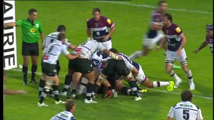 Brive-Bordeaux: Essai Sisa Koyamaibole (BRI) - J7 - Saison 2014/2015