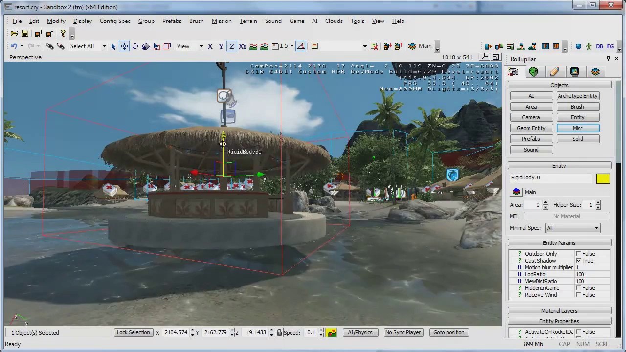 Crysis Sandbox RigidBody (GER)
