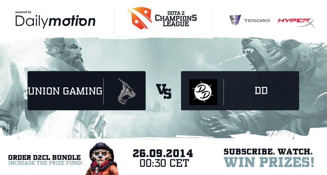 DD vs UG Game 1 - Dota 2 Champions League @TobiWanDOTA