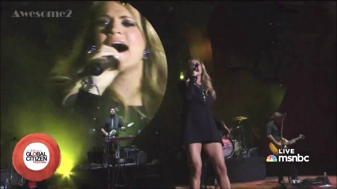 [HD] Carrie Underwood - LIVE Global Citizen Concert - Central Park
