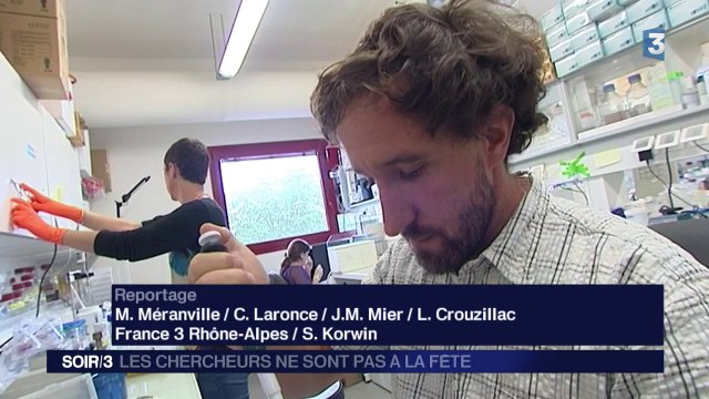 La grogne des chercheurs français