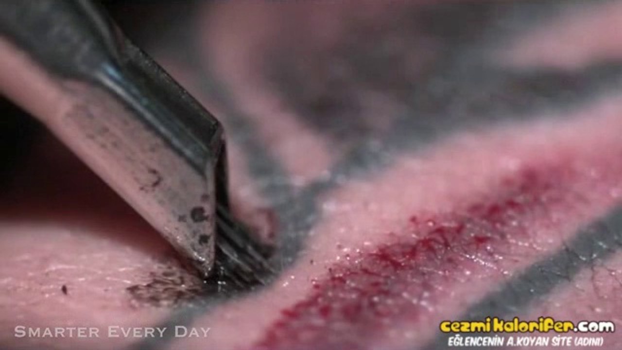 Yavaş Çekimde Dövme Makinesinin İşleyişi 2